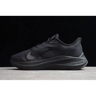 Nike Erkek Air Zoom Winflo 7 Siyah Koşu Ayakkabısı Türkiye - 4A9DVRLO